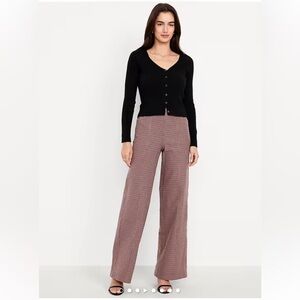 Old Navy High-Waisted Pull-On Pixie Wide-Leg Pants